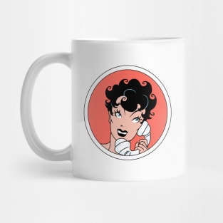 Girl on the Phone v2 Mug